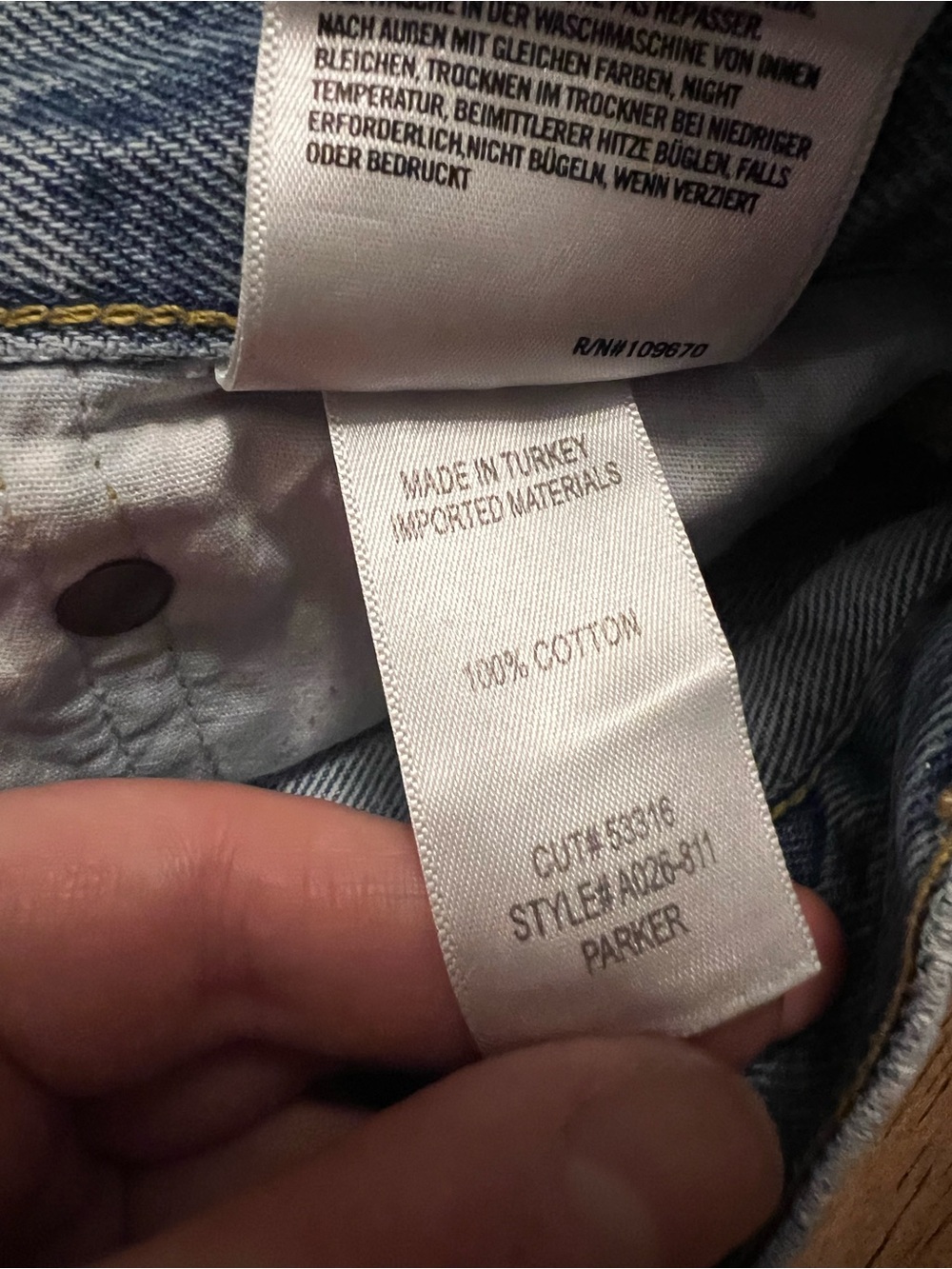 Agolde Parker Vintage Cut Off Short in Swap Meet Size 27 - Picture 7 of 14